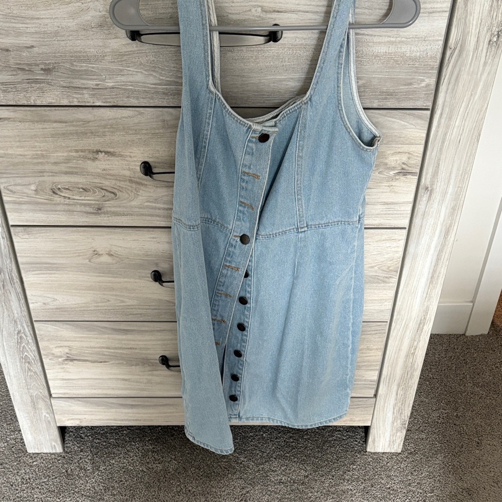 Urban Outfitters Light Blue Denim Top